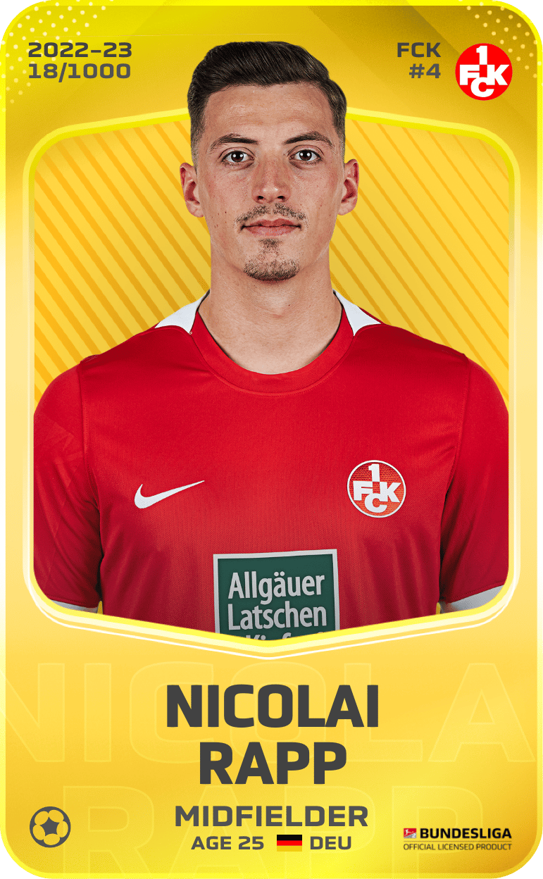 Nicolai Rapp 2022-23 • Limited 18/1000
