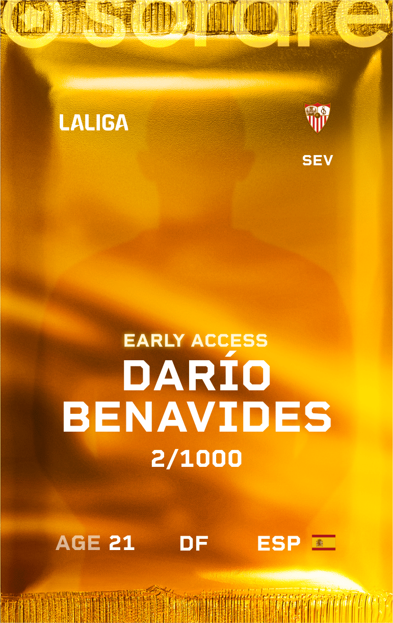 Darío Benavides 2024-25 • Limited 2/1000