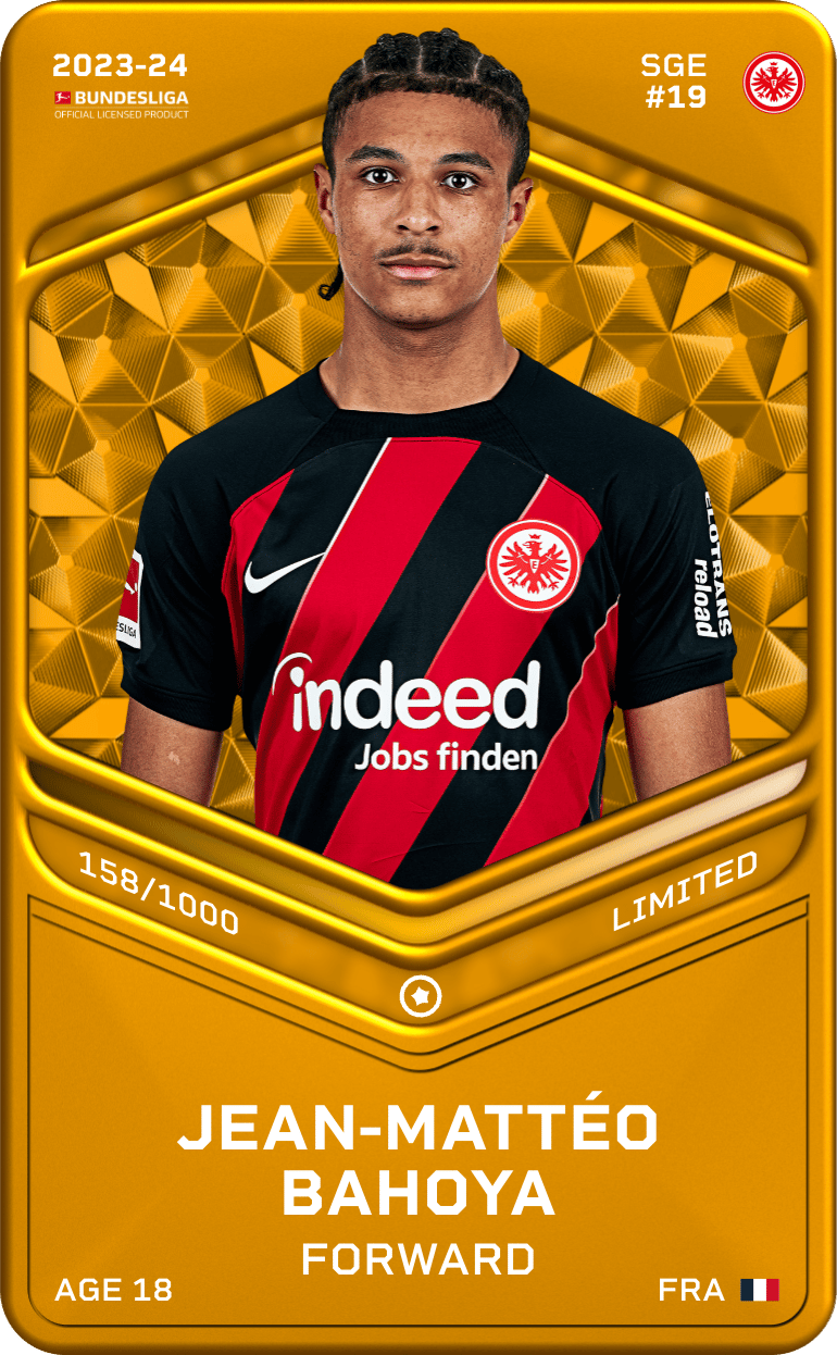 Jean-Mattéo Bahoya 2023-24 • Limited 158/1000