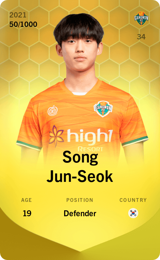 Song Jun-Seok 2021-22 • Limited 50/1000