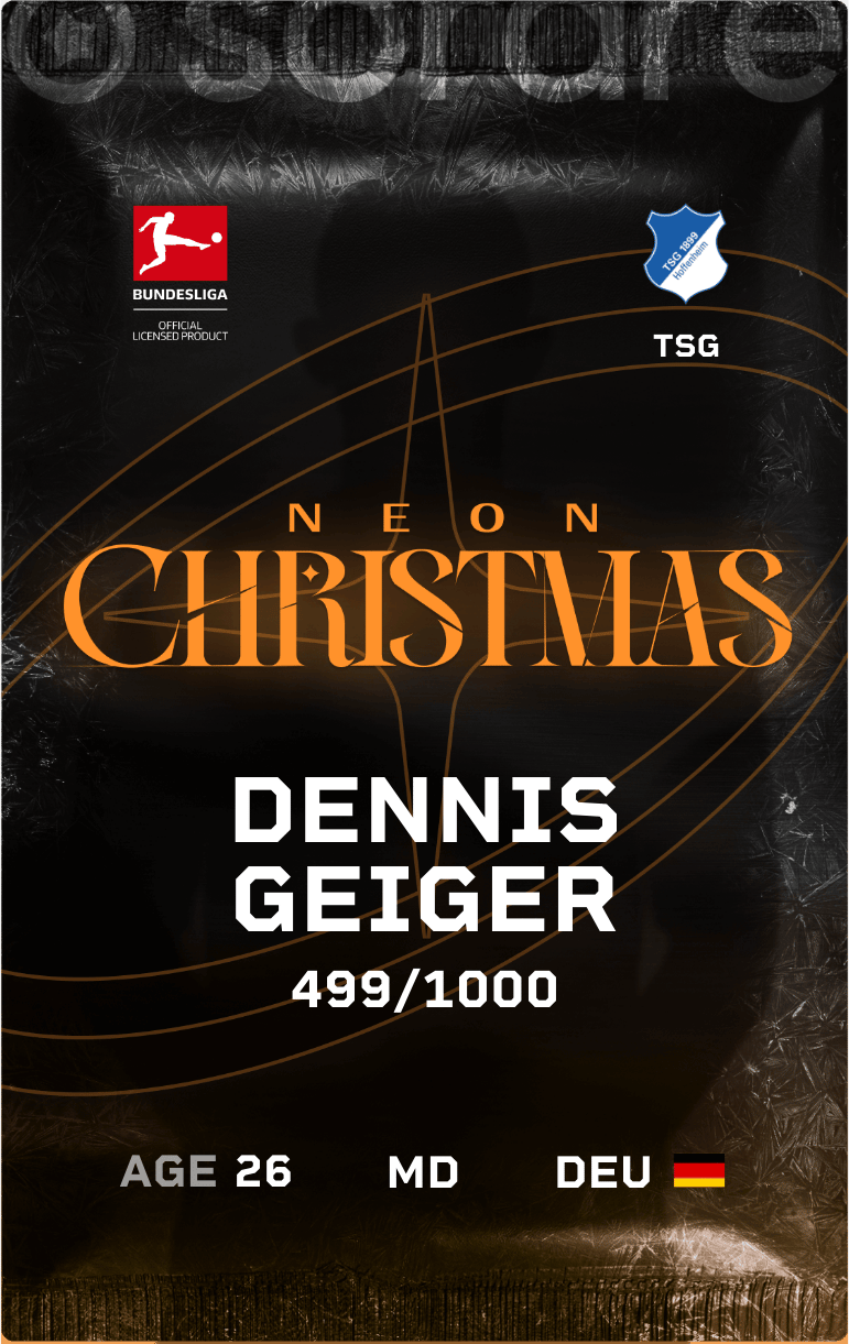 Dennis Geiger 2024-25 • Limited 499/1000