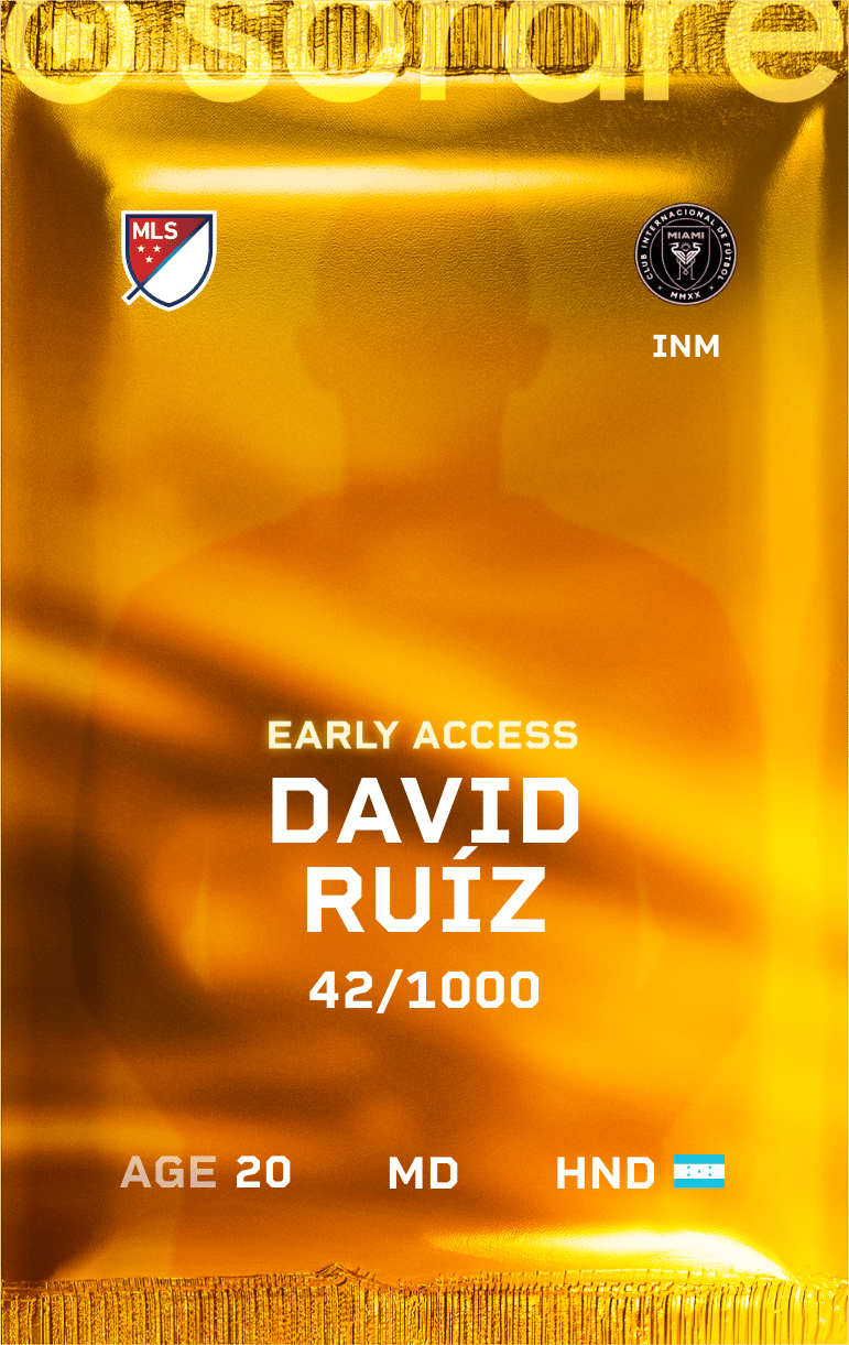 David Ruíz 2025-26 • Limited 42/1000