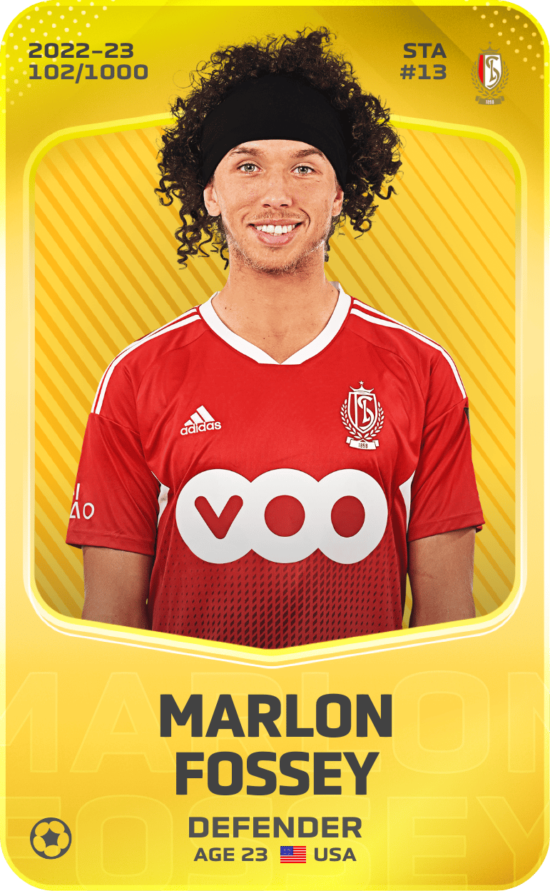 Marlon Fossey 2022-23 • Limited 102/1000
