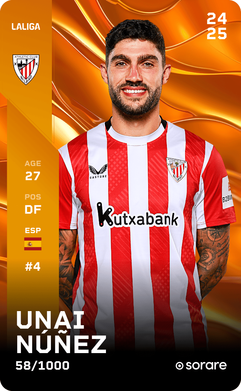 Unai Núñez 2024-25 • Limited 58/1000