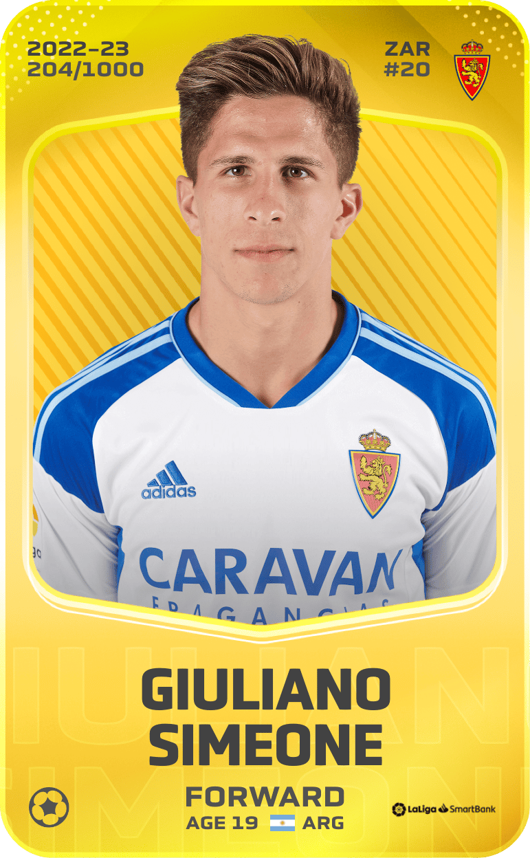 Giuliano Simeone 2022-23 • Limited 204/1000