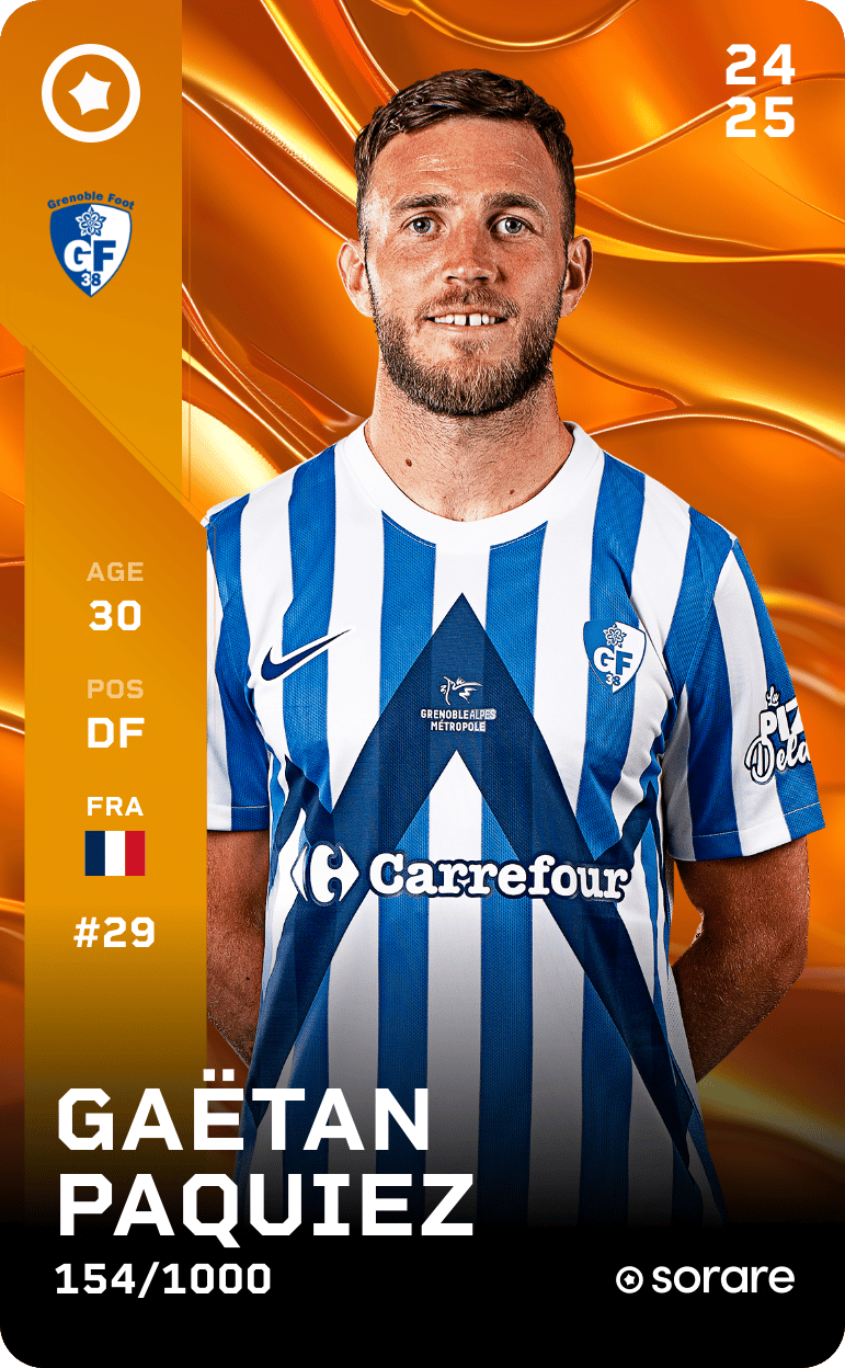 Gaëtan Paquiez 2024-25 • Limited 154/1000