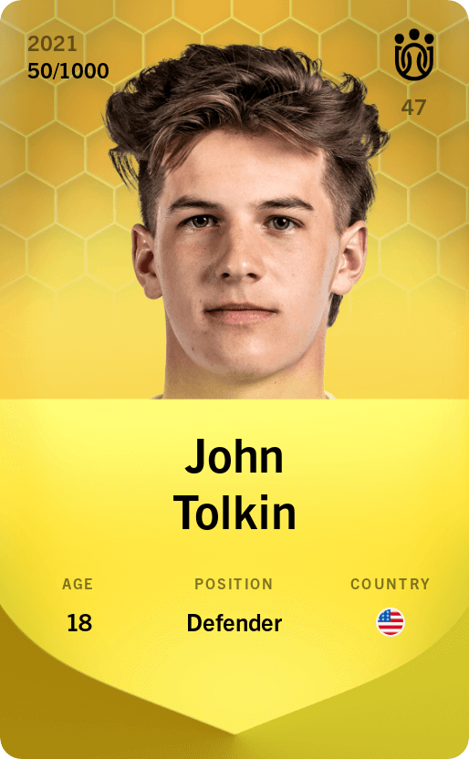 John Tolkin 2021-22 • Limited 50/1000