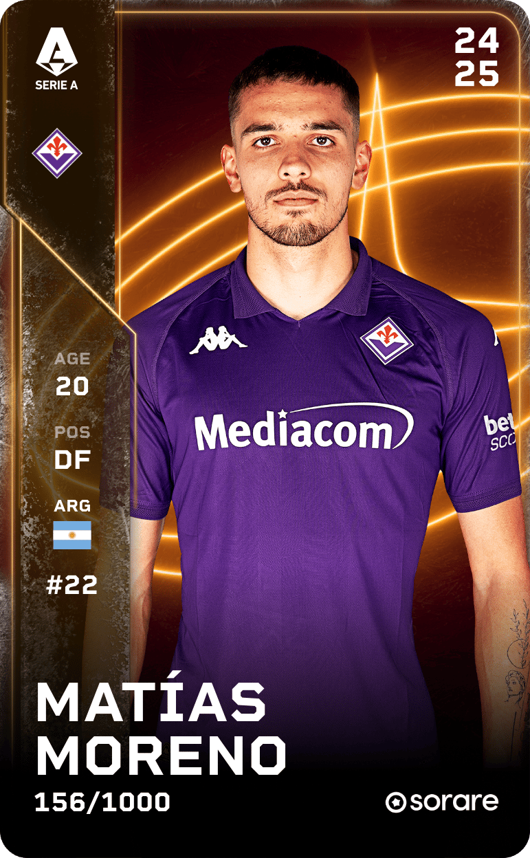 Matías Moreno 2024-25 • Limited 156/1000