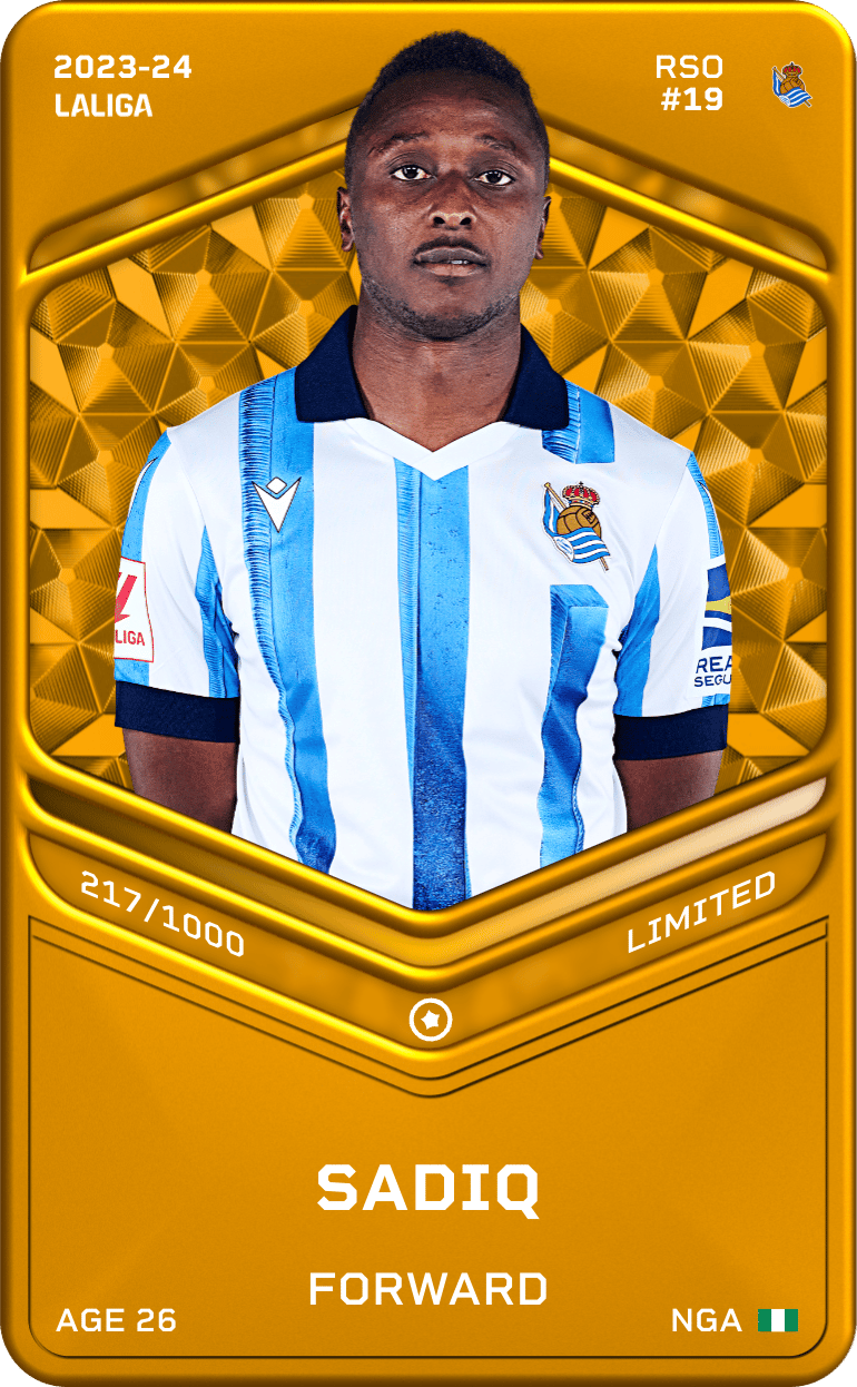 Sadiq 2023-24 • Limited 217/1000