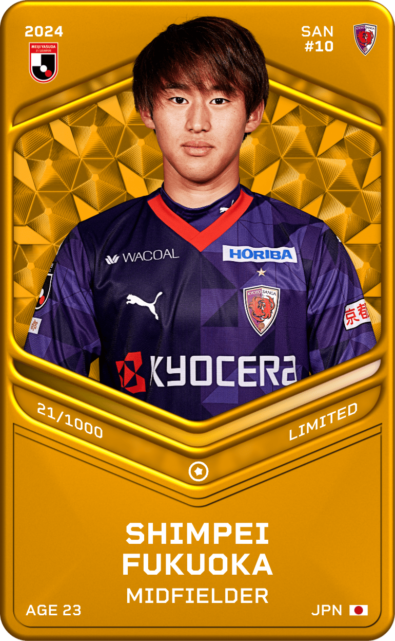 Shimpei Fukuoka 2024-25 • Limited 21/1000