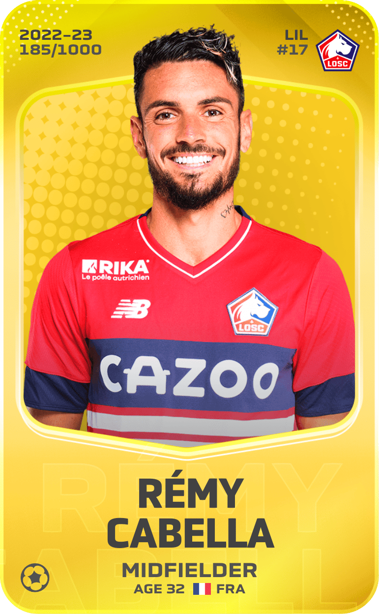 Rémy Cabella 2022-23 • Limited 185/1000