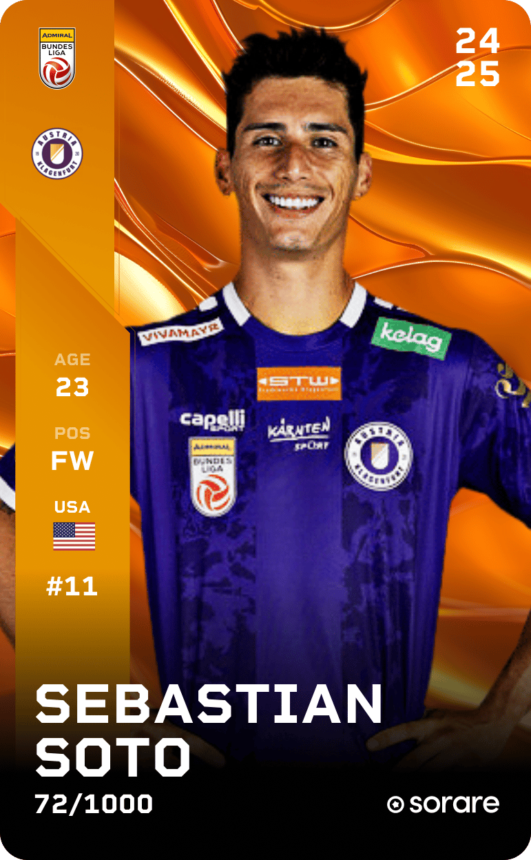 Sebastian Soto 2024-25 • Limited 72/1000