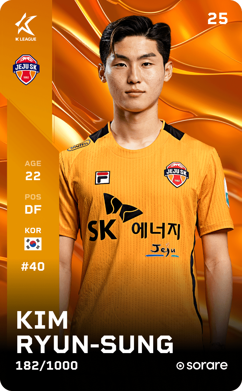 Kim Ryun-Seong 2025-26 • Limited 182/1000