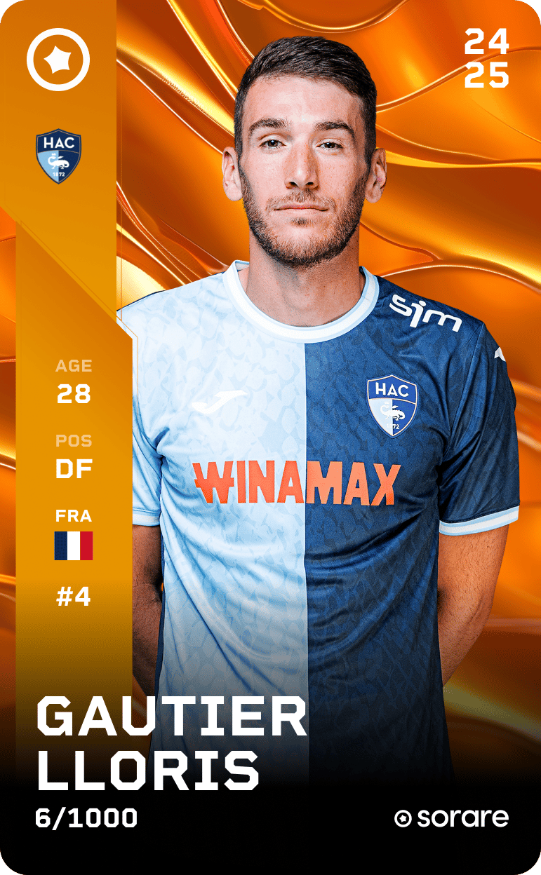Gautier Lloris 2024-25 • Limited 6/1000