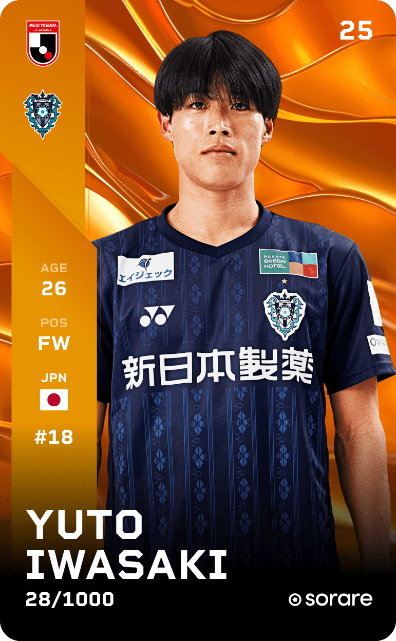 Yuto Iwasaki 2025-26 • Limited 28/1000