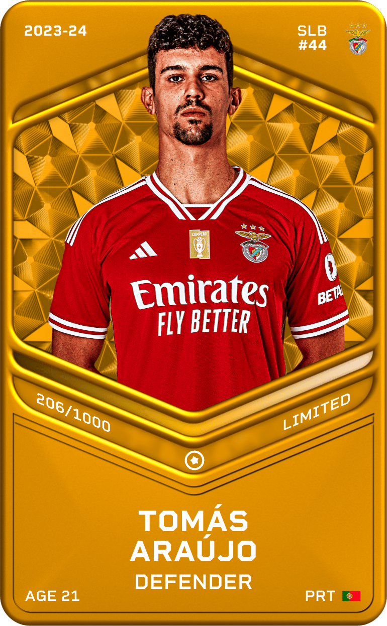 Tomás Araújo 2023-24 • Limited 206/1000