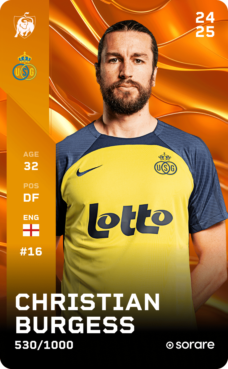 Christian Burgess 2024-25 • Limited 530/1000