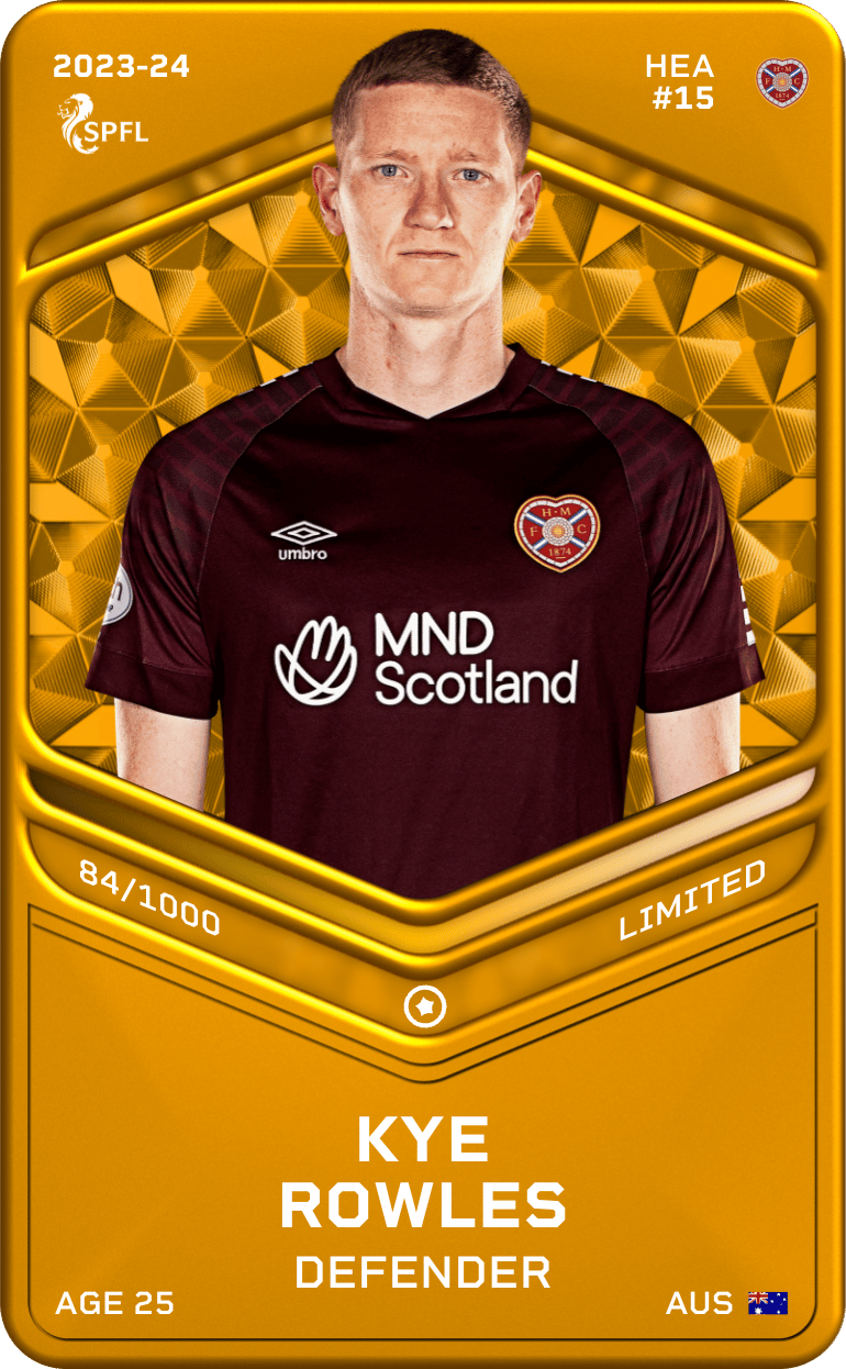 Kye Rowles 2023-24 • Limited 84/1000