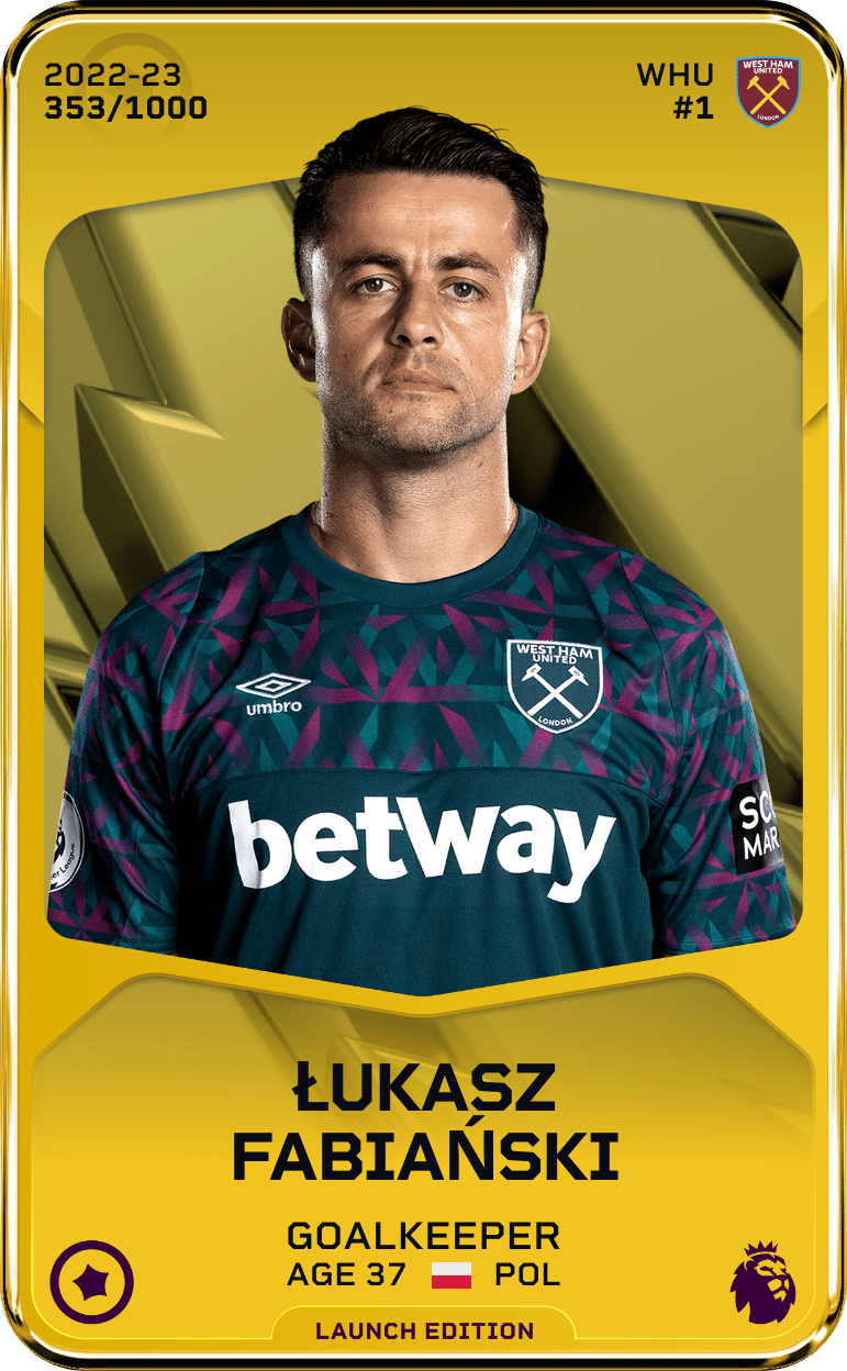Łukasz Fabiański 2022-23 • Limited 353/1000