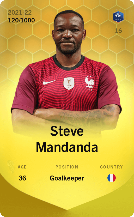 Steve Mandanda 2021-22 • Limited 120/1000