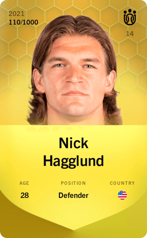 Nick Hagglund 2021-22 • Limited 110/1000