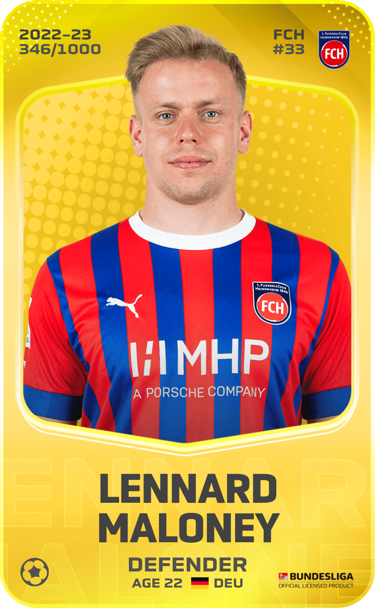 Lennard Maloney 2022-23 • Limited 346/1000