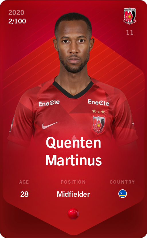 Sorare - Sorare Official - Quenten Martinus 2020-21 • Rare 2/100 - NFT # 83456720272036430135320019126246494184541585604206386477565626446497927050739