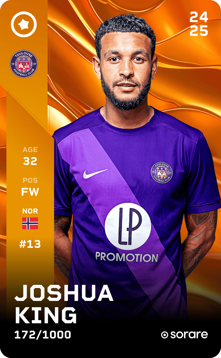 Joshua King 2024-25 • Limited 172/1000