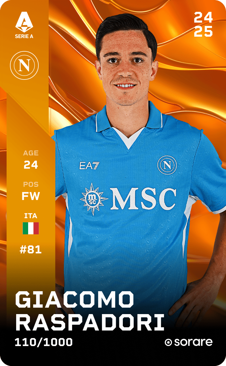Giacomo Raspadori 2024-25 • Limited 110/1000