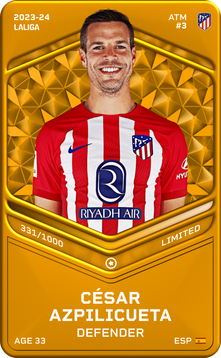 César Azpilicueta 2023-24 • Limited 331/1000