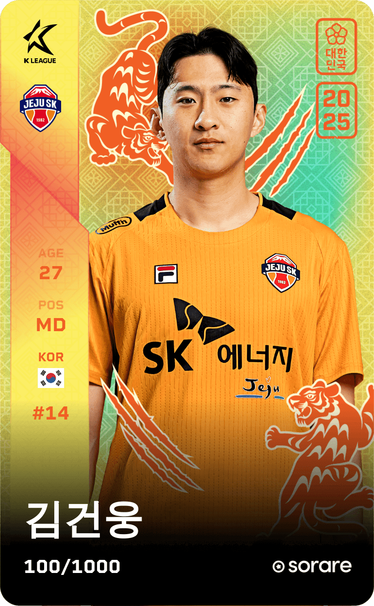 Kim Geon-Woong 2025-26 • Limited 100/1000