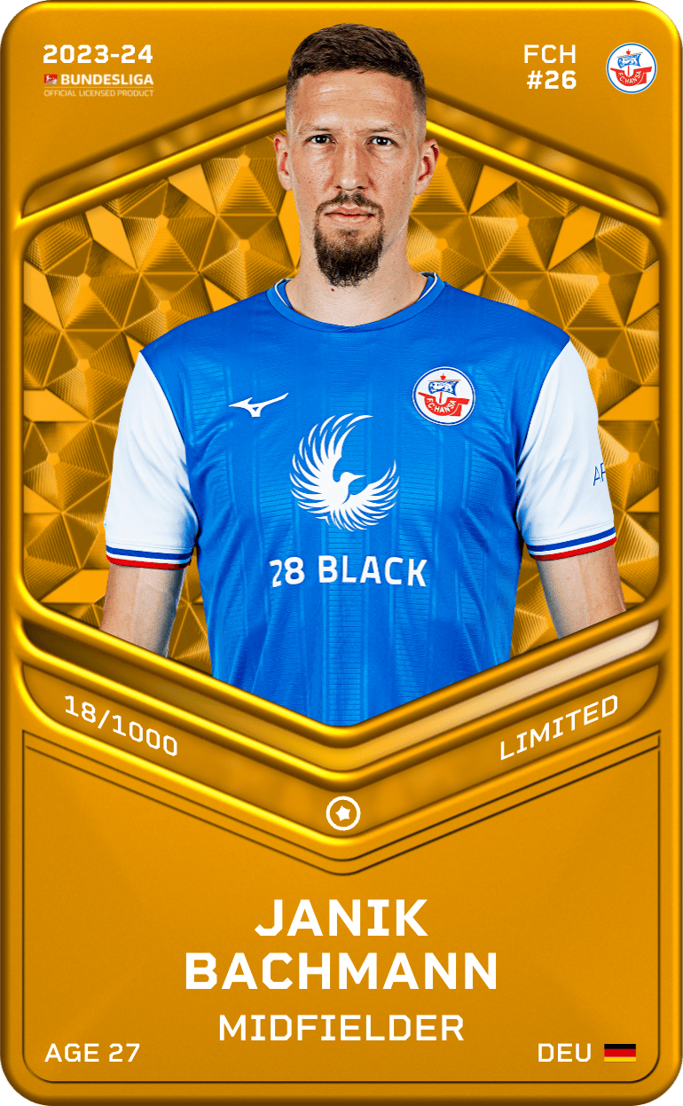 Janik Bachmann 2023-24 • Limited 18/1000