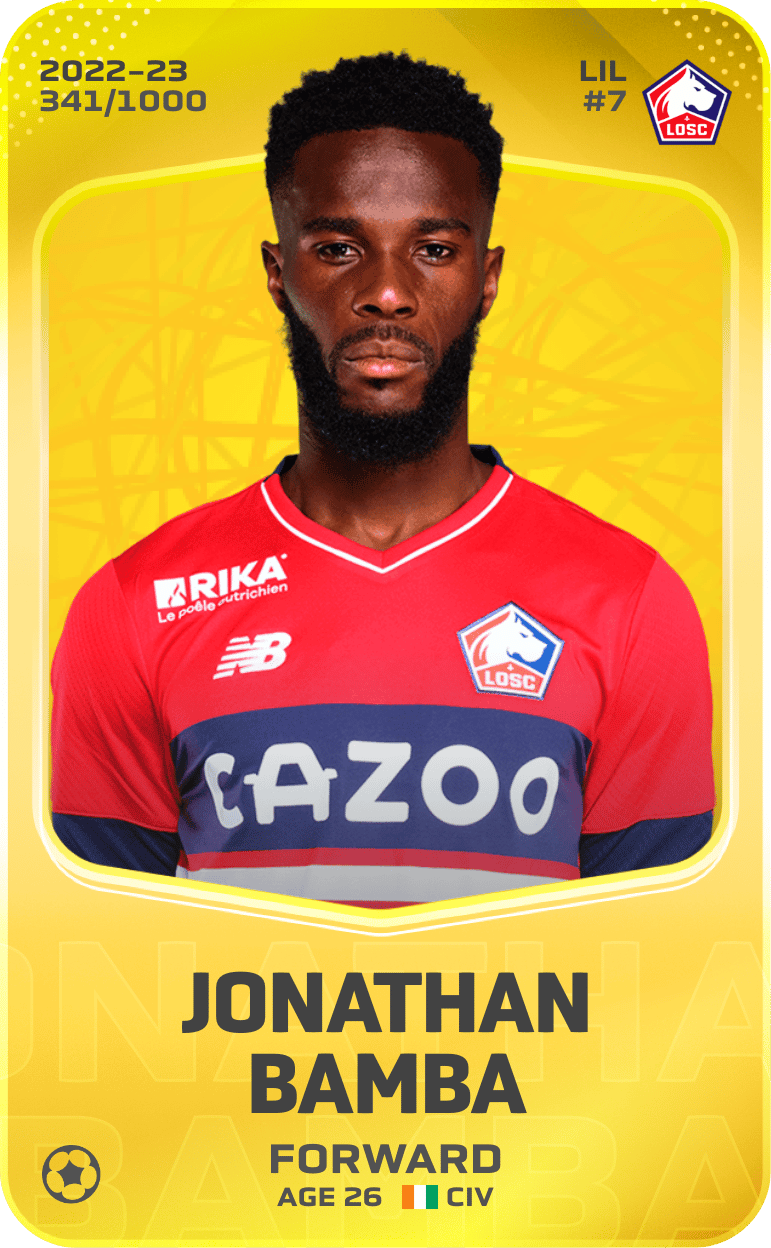 Jonathan Bamba 2022-23 • Limited 341/1000