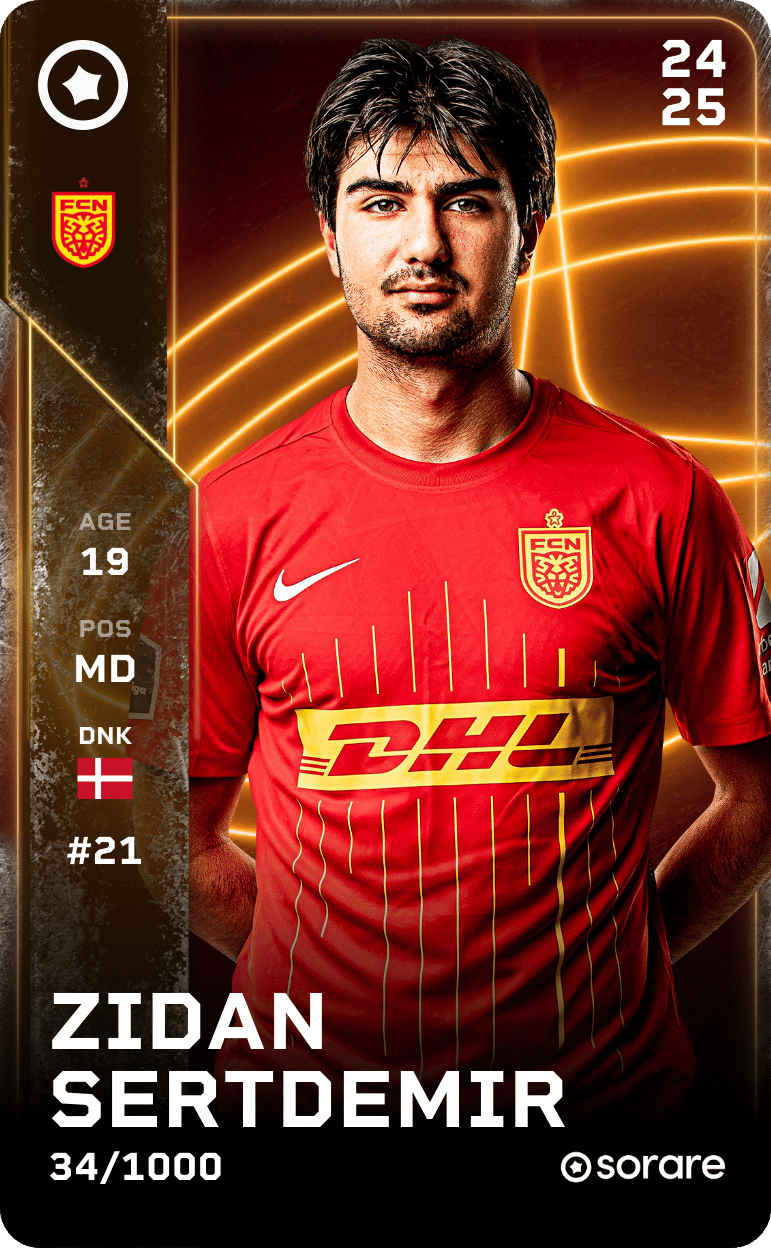 Zidan Sertdemir 2024-25 • Limited 34/1000