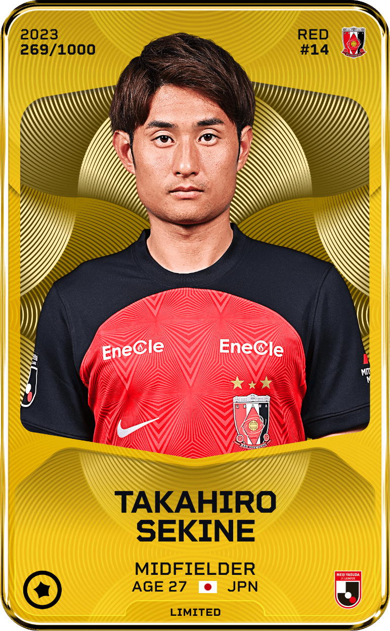 Takahiro Sekine 2023-24 • Limited 269/1000