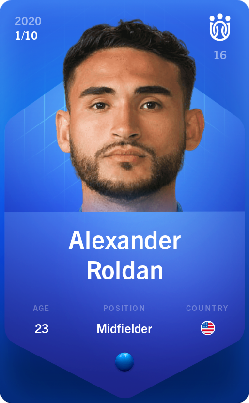 Sorare - Sorare Official - Alexander Roldan 2020-21 • Super Rare 1/10 - NFT # 101119018874365740862090073266347996012758311211633617663398111419770285600240