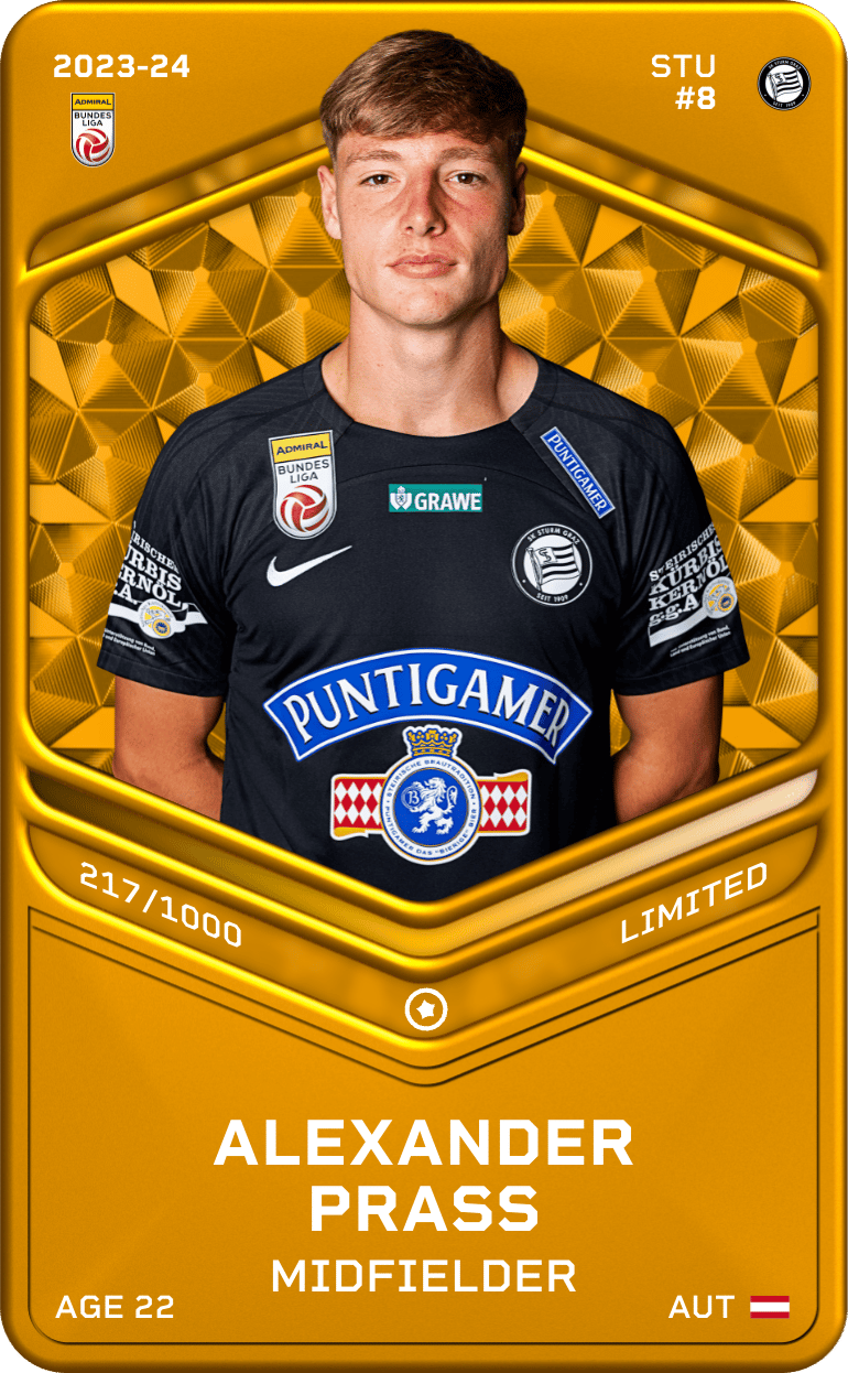 Alexander Prass 2023-24 • Limited 217/1000