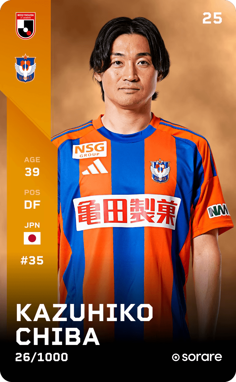 Kazuhiko Chiba 2025-26 • Limited 26/1000