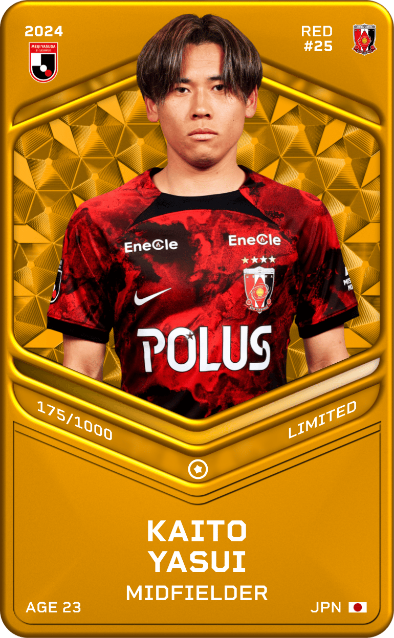 Kaito Yasui 2024-25 • Limited 175/1000