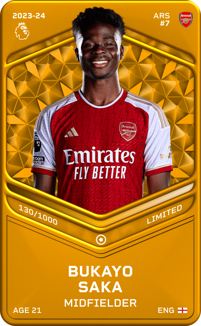 Bukayo Saka 2023-24 • Limited 130/1000