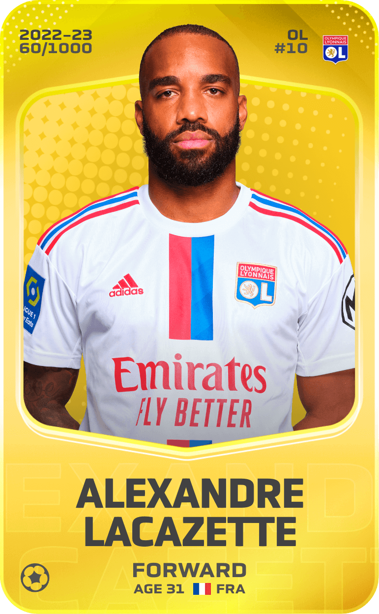 Alexandre Lacazette 2022-23 • Limited 60/1000