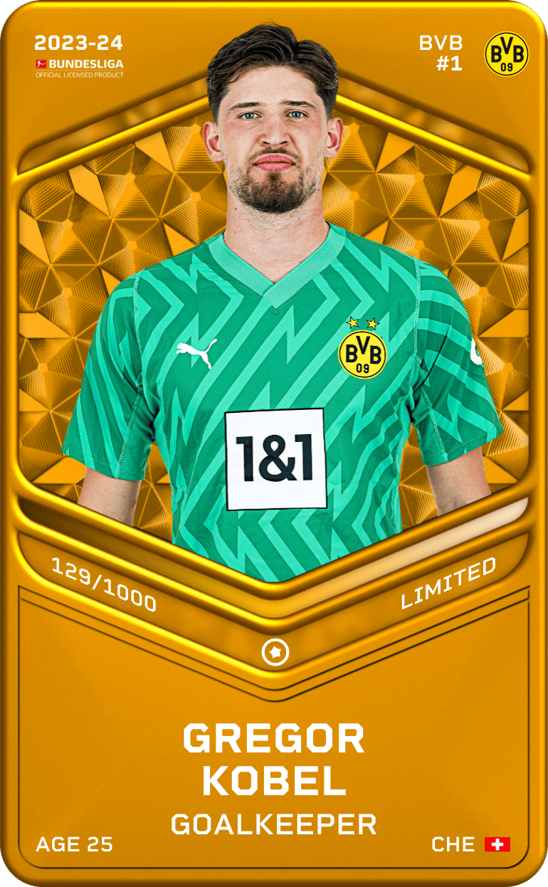 Gregor Kobel 2023-24 • Limited 129/1000