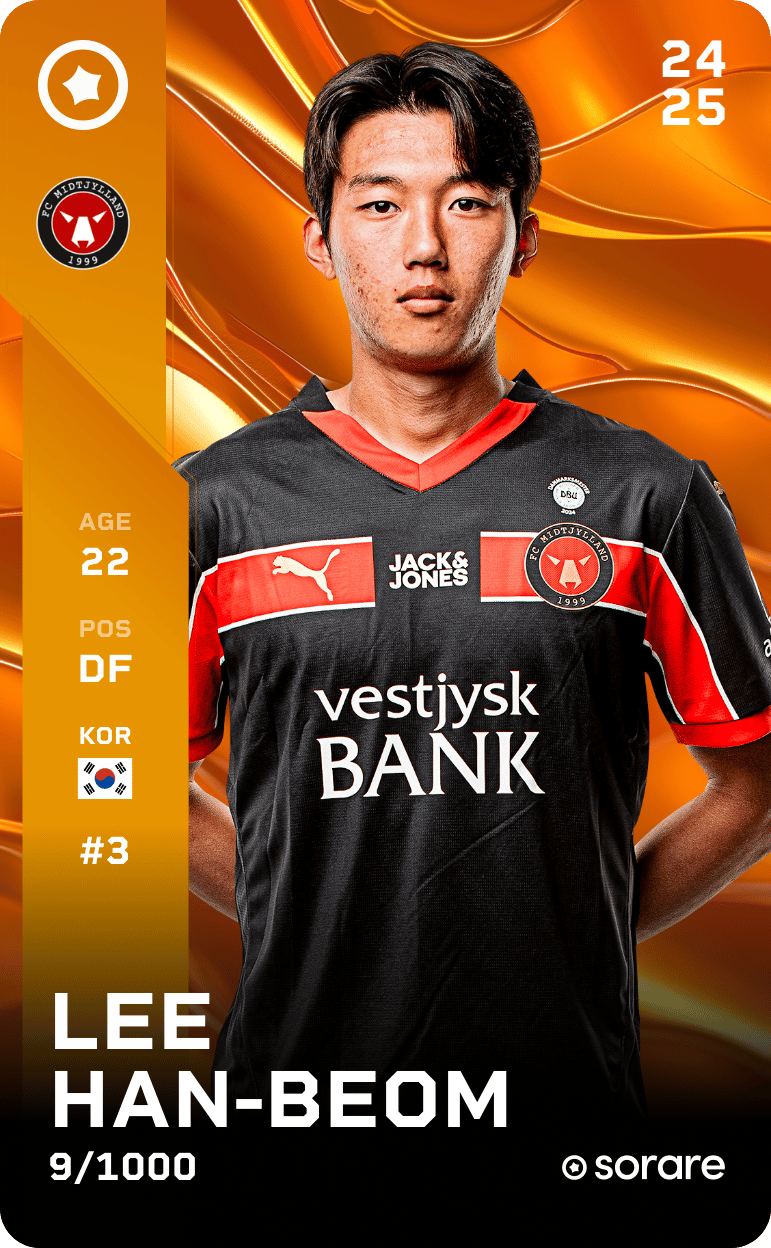 Lee Han-Bum 2024-25 • Limited 9/1000