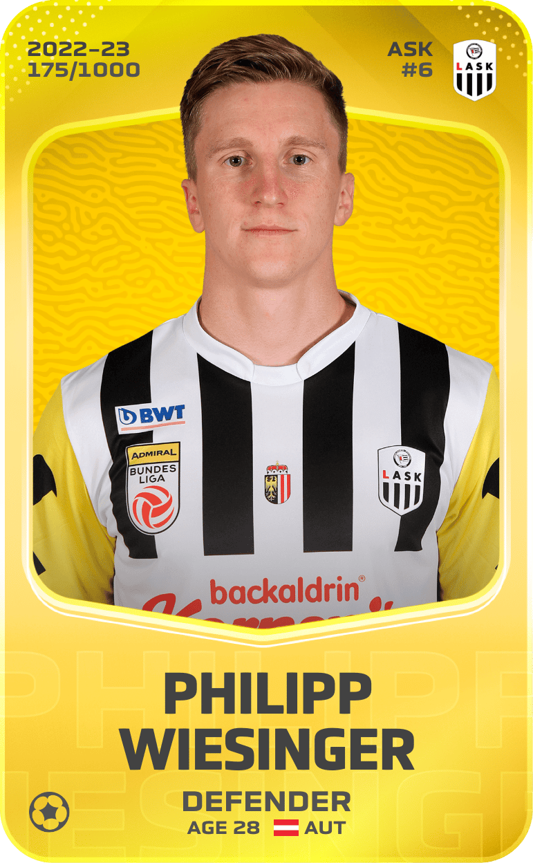 Philipp Wiesinger 2022-23 • Limited 175/1000