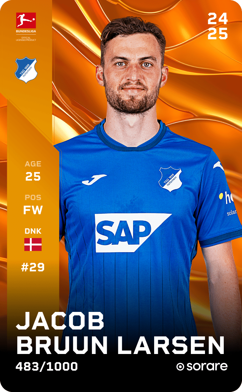Jacob Bruun Larsen 2024-25 • Limited 483/1000