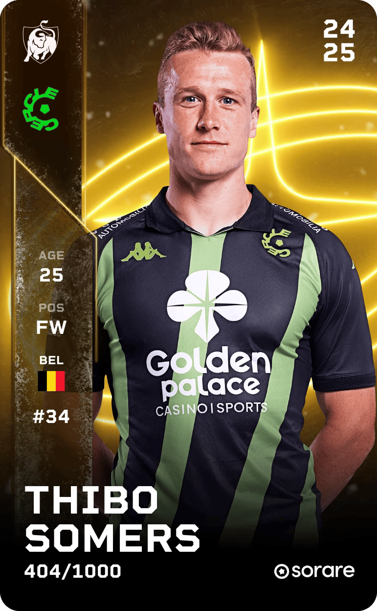 Thibo Somers 2024-25 • Limited 404/1000