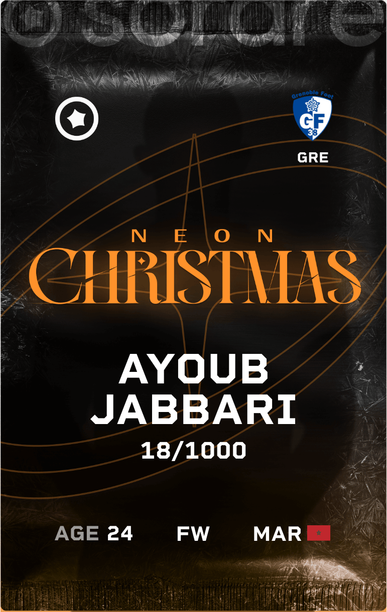 Ayoub Jabbari 2024-25 • Limited 18/1000