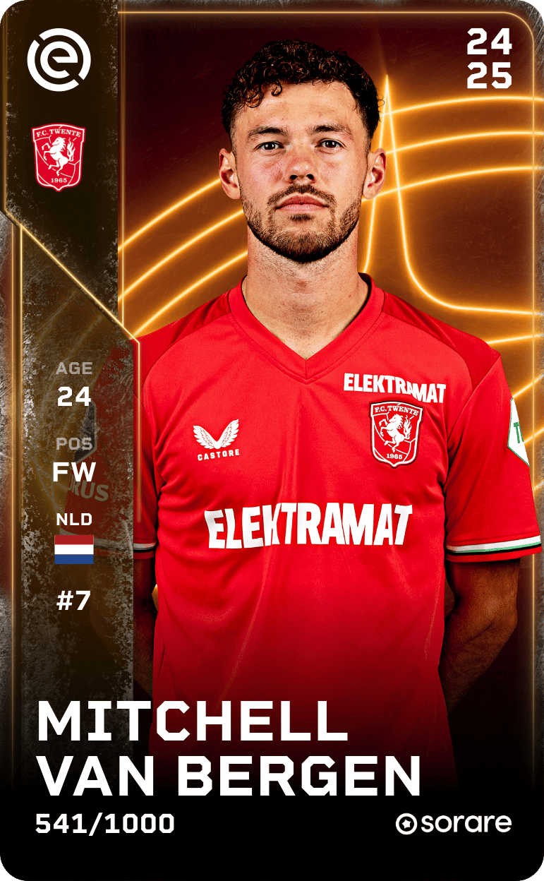 Mitchell van Bergen 2024-25 • Limited 541/1000