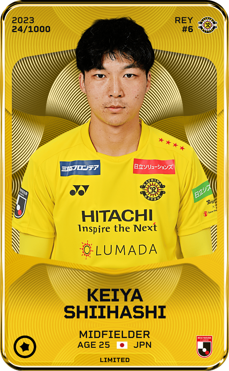 Keiya Shiihashi 2023-24 • Limited 24/1000