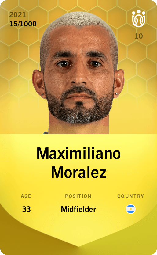 Maximiliano Moralez 2021-22 • Limited 15/1000